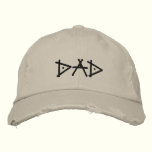 Casquette/chapeau affligés par Teepee de papa casquettes brodées