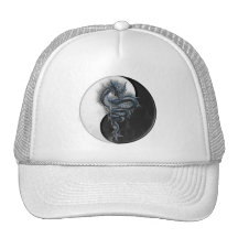 Casquette chinois de dragon de Yin Yang