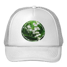 Casquette de baseball blanc du muguet