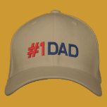 Casquette de baseball brodé par papa du numéro 1 casquettes brodées