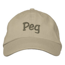Casquette de baseball/chapeau brodés par cheville 