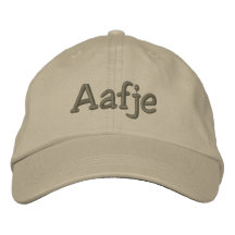 Casquette de baseball/chapeau brodés par nom d'Aaf