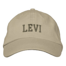 Casquette de baseball/chapeau brodés par nom de Lé