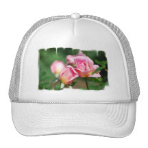 Casquette de baseball de bourgeon de rose de rose