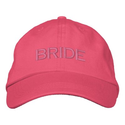 Casquette de baseball de jeune mariée de broderie Casquette de baseball de jeune mariée de broderie