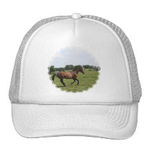 Casquette de baseball galopant de pur sang