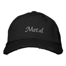 Casquette de baseball légère brodée par métal des 