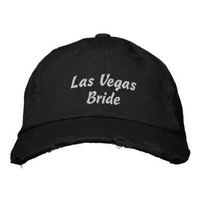 Casquette de broderie de jeune mariée de Las Vegas Casquette De Baseball Brodée Casquette de broderie de jeune mariée de Las Vegas Casquette De Baseball Brodée