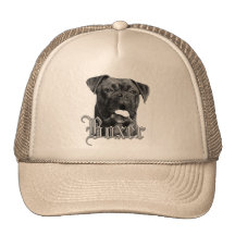 Casquette de chien de boxeur