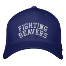 Casquette de combat de castors de PVHS, bleu Casquette De Baseball