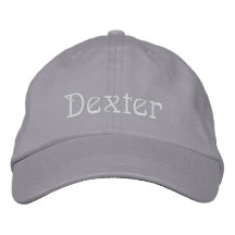 Casquette de concepteur nommé de DEXTER Casquette De Baseball Brodée