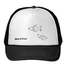 Casquette de croquis de requin