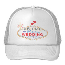 Casquette de jeune mariée de Las Vegas