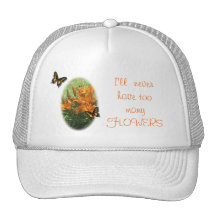 Casquette de lis et de papillons de Pch - personna
