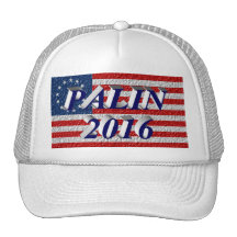 Casquette de PALIN 2016, 3D bleu, Betsy Ross