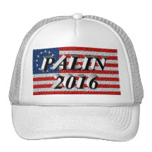 Casquette de PALIN 2016, 3D noir, Betsy Ross