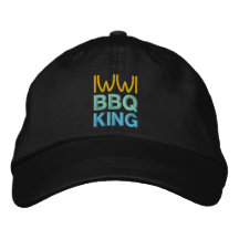 Casquette de ROI de BBQ Casquette Brodée