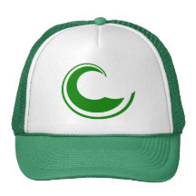 casquette de vert de logo