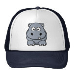 Casquette d'hippopotame de bande dessinée