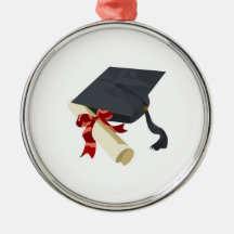Casquette d'obtention du diplôme et ornement de di