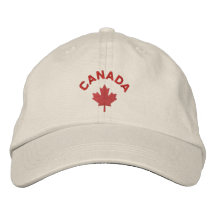 Casquette du Canada - chapeau de feuille d'érable  Chapeau Brodé
