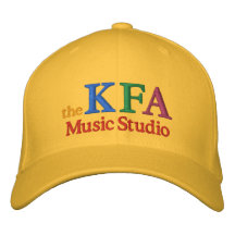 Casquette jaune de KFA Casquettes Brodées