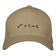 Casquette : L'identité d'Euler brodée, petit, noir Casquettes De Baseball Brodées