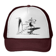 Casquette surfant de rat de boue