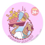 Casse-croûte de Scooby Doo "Scooby " autocollants