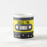 Cassette de fan de musique avec la tasse de bande 