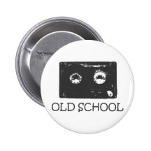 Cassette de vieille école ! badges