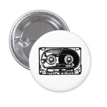 Cassette vintage badge