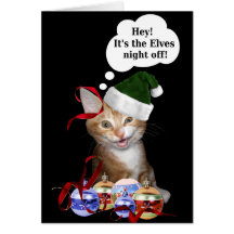 Catastrophe de Noël ! Cartes De Vœux