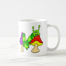 Caterpillar vert mignon tasse
