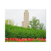 Cathedral of Leaning Canvas Prints