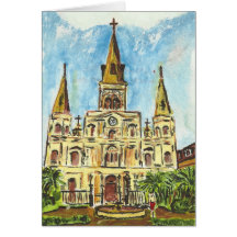 Cathédrale de la Nouvelle-Orléans Cartes De Vœux