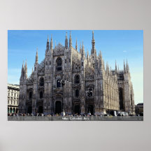 Cathédrale de Milan, Italie Posters