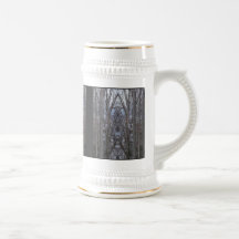 CATHÉDRALE DE RÉGION BOISÉE MUGS À CAFÉ