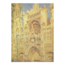 Cathédrale de Rouen, coucher du soleil par Claude  Faire-part
