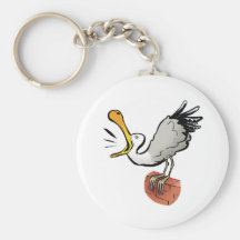 Causerie de mouette porte-clés