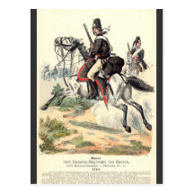 Cavalerie prussienne carte postale
