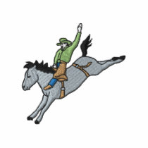 Cavalier à cru polos brodés