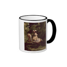 Cavalier dans le bleu mugs