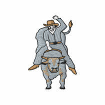 Cavalier de Taureau polos brodés