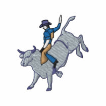 Cavalier de Taureau polos brodés