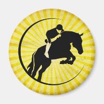 Cavalier jaune magnets