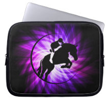 Cavalier pourpre housse ordinateur portable