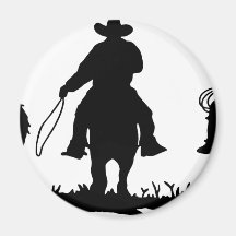 cavaliers de cheval magnets