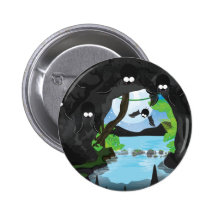 Caverne de batte badge avec épingle
