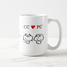 "Cc et PC " Tasse À Café